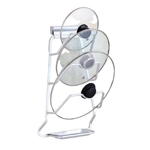 Punch-Gratis Alumimum Pot Cover Rack Keuken Opslag Rack Opknoping Pot Cover Snijplank Rack Keuken Opslag Hardware Hanger