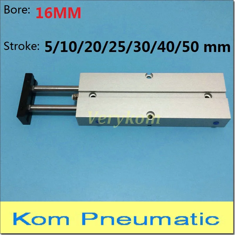 1PC Pneumatic Double Piston Air Cylinders TN16X5S TN16X10S TN16X20S TN16X30S TN16X40S TN16X50S  TN16X55S Airtac TN TDA Two Rod