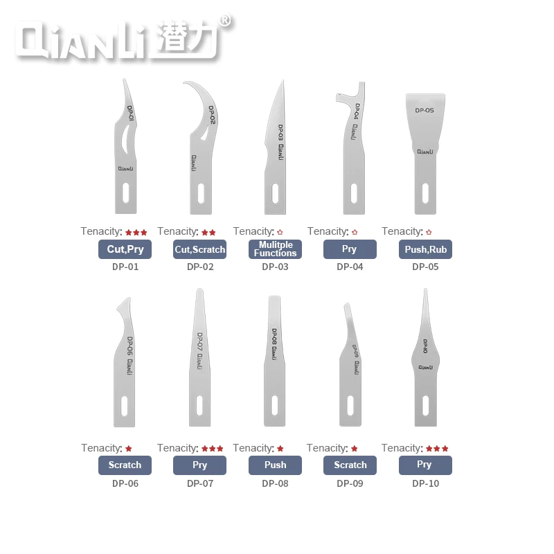 Qianli DP Tay Đánh Bóng Lưỡi Dao Chuyên Nghiệp Keo Tẩy Cho Điện Thoại Motherbord Lớp Dựng Dụng Cụ Sửa Chữa