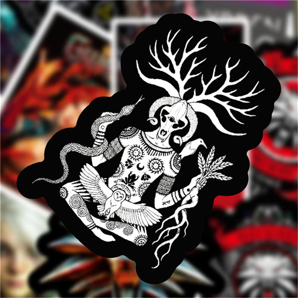 Pegatina de decoración creativa de juego de alta puntuación Witcher, álbum de recortes, monopatín, guitarra, juguete, Maleta, venta al por mayor,