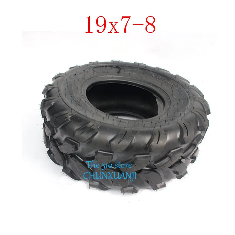 

2PCS GO KART KARTING ATV UTV Buggy 19x7-8 Inch Tubeless Tyre 19*7-8 Rubber Tire