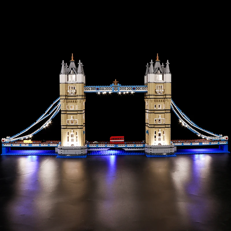 Vonado LED Lighting Kit for 10214 London Bridge Compatible 17004 City  Toys Light Set, Not Included the Building Block