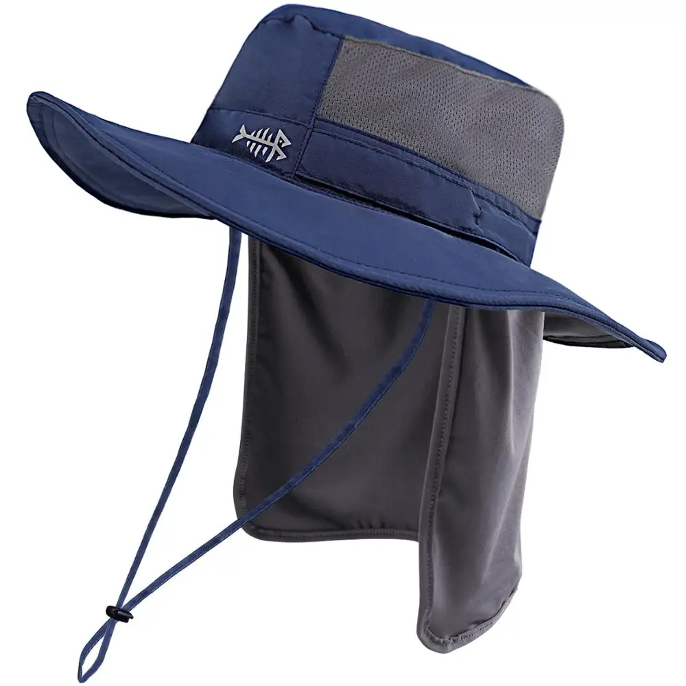 Sombrero de pesca Bassdash UPF50+ – Ala ancha ajustable