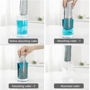 10 piezas de tela de limpieza de vidrio de microfibra trapo sin pelusa para ventanas espejo de cocina de automóviles sin traza reutilizable escala de pescado pulido de trapo 8 Mejor tela de limpieza de vidrio de ventas - №3