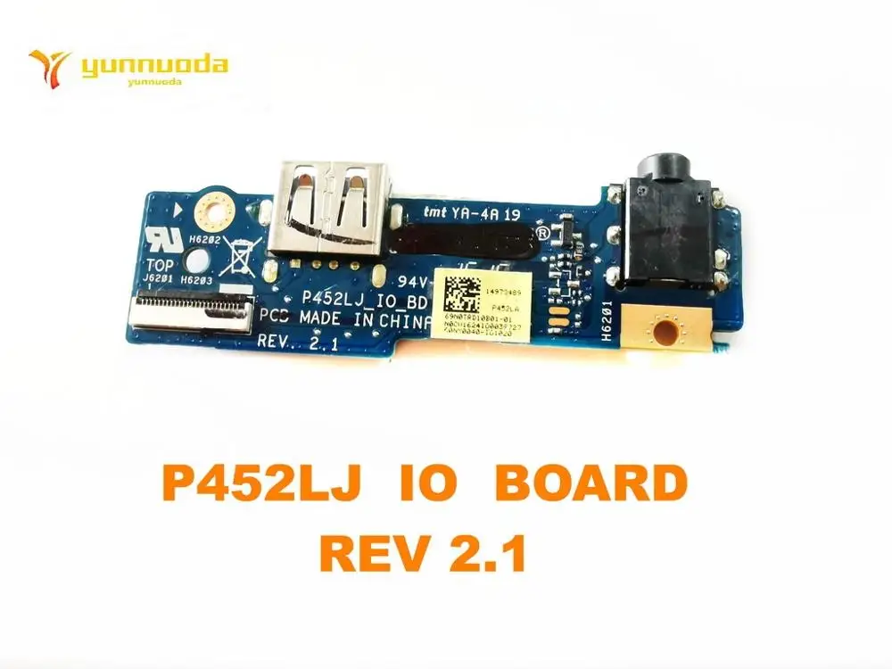 Original FOR ASUS  P452LJ  USB board Audio board  P452LJ  IO  BOARD  REV 2.1  tested good free shipping