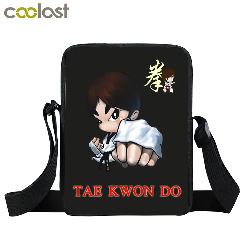 Cool Martial Art Judo / Taekwondo / Karate / Aikido Messenger Bag Small Satchel Crossbody Bags for Travel Women Handbag Gift