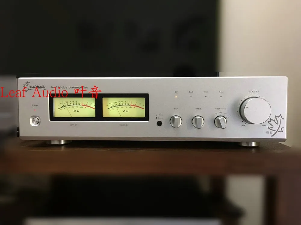 Imagem -02 - Folha Audio-pa03 Mkii Tubo Pré-amplificador Classe Atualizável Preamp Arc Ls22 Duplo Medidor vu 6922 Totalmente Equilibrado Novo