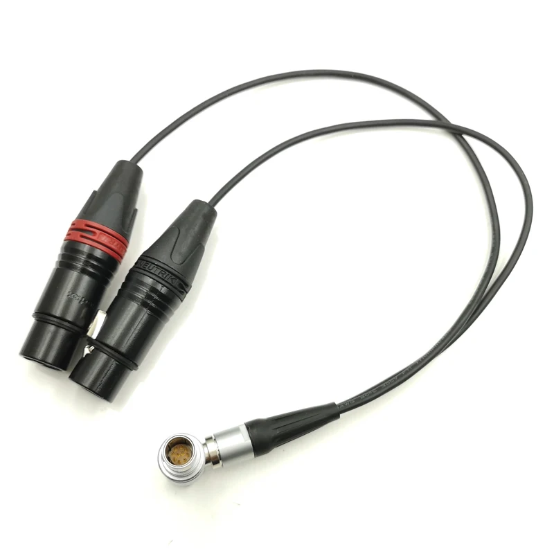 Atomos 10 Pin zu Dual Neutrik 3 Pin Female XLR Breakout Audio Eingang Kabel für Shogun Monitor Recorder Shogun Bare knochen – Detail 4