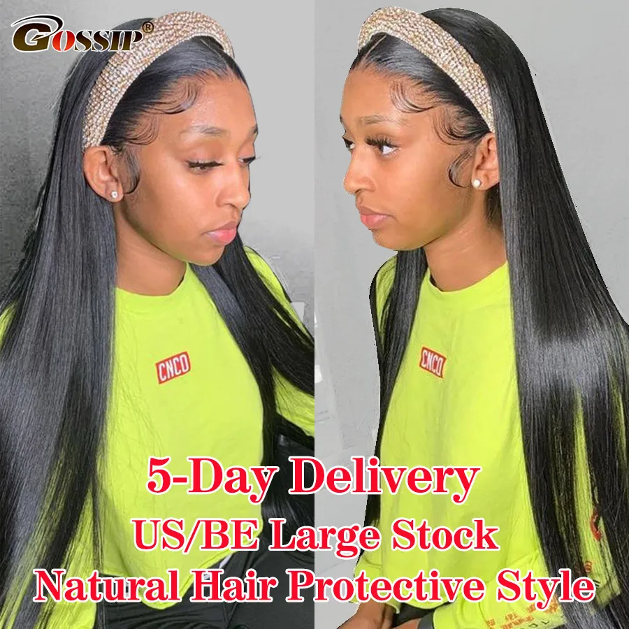 Straight Headband Wig Human Hair Glueless Human Hair Wigs For Black Women Affordable Remy Headband Wig Beginner Friendly