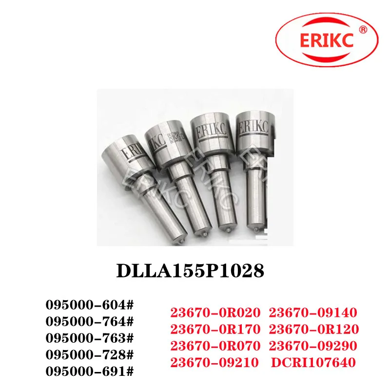 

ERIKC DLLA155P1028 Engine Part DLLA 155 P1028 Sprayer DLLA 155 P 1028 for 095000-604# 095000-764# 095000-763# 095000-728#