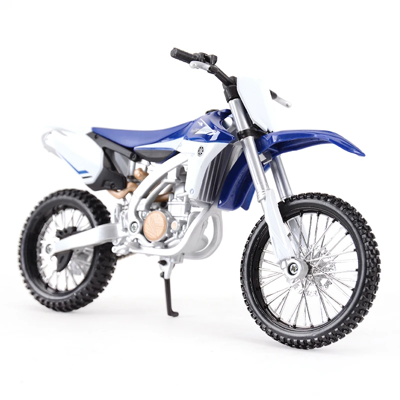 Maisto 1:12 Yamaha YZ450F Kendaraan Die Cast Mainan Model Motor Hobi Dapat Dikoleksi