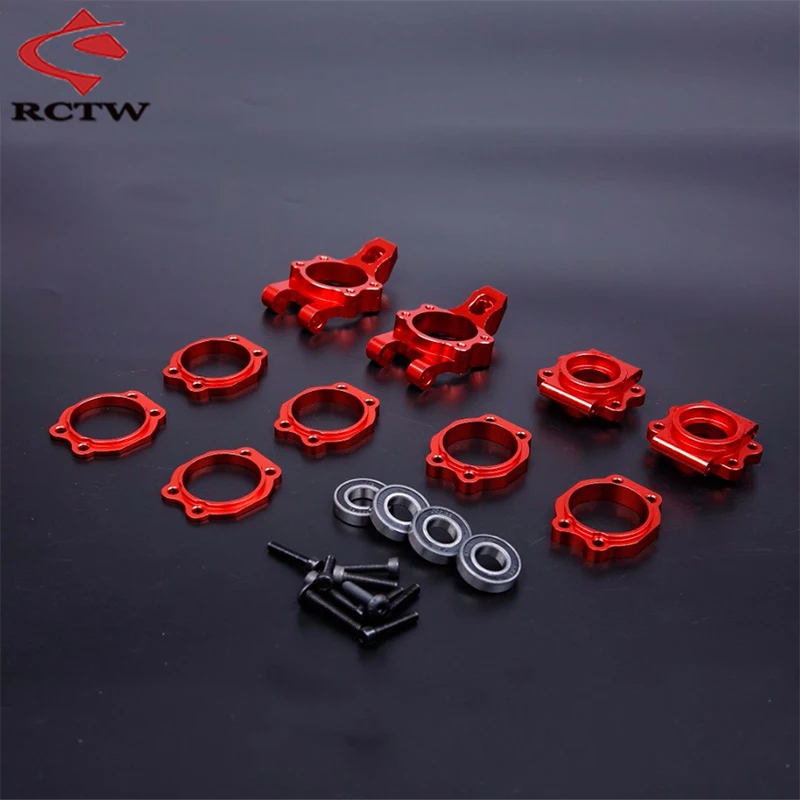 

Alloy CNC Rear Hub Carrier Billet Set Fit 1/5 Hpi Rofun Rovan KM Baja 5B 5T 5SC RC CAR Toys PARTS