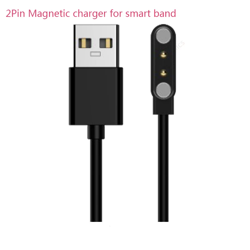 Cable For KINGWEAR KC05 kc08 Smart Watch Original KINGWEAR KC05 4G Clock Charging Cable Backup 2pin Magnetic Charger Accessory