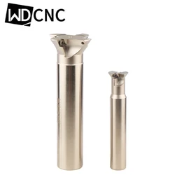 YW55 or 60 degree straight shank dovetail end mill  inner hole v-groove dovetail milling cutter