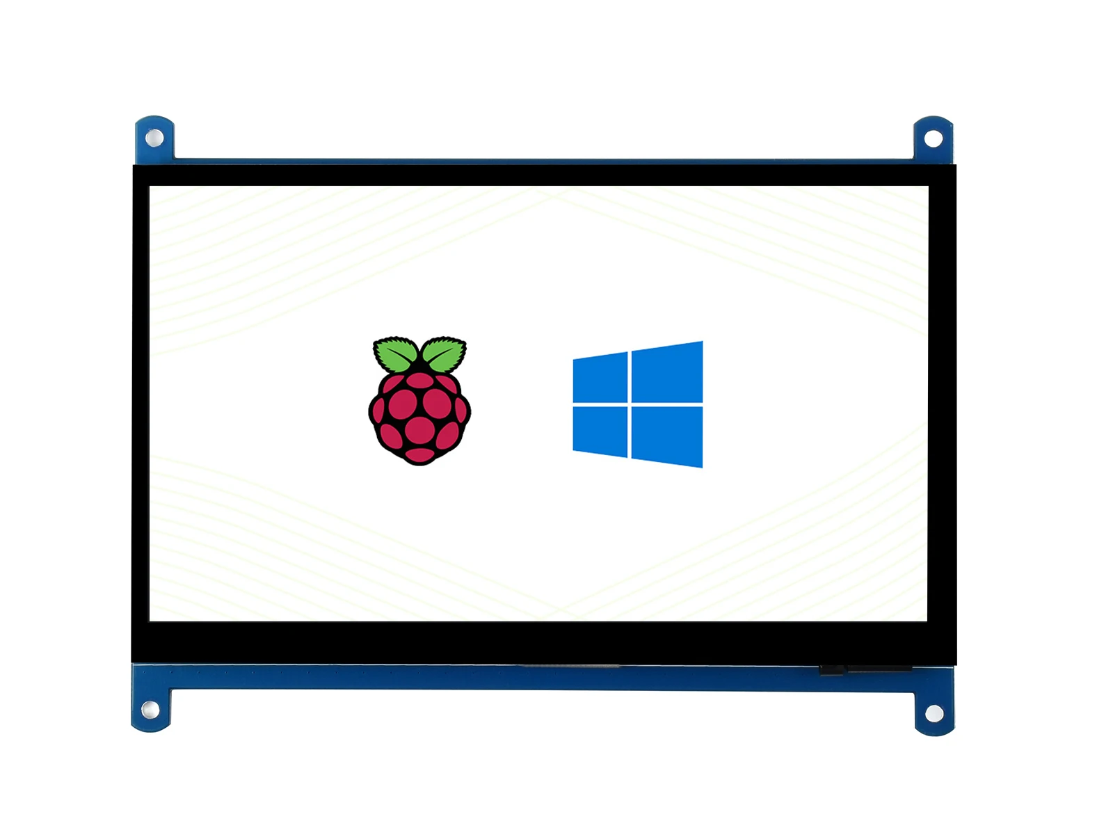 Imagem -02 - Waveshare Polegada Hdmi Lcd c 1024*600 Tela de Toque Capacitivo Interface Hdmi para Raspberry pi bb Preto e Banana pi Pro