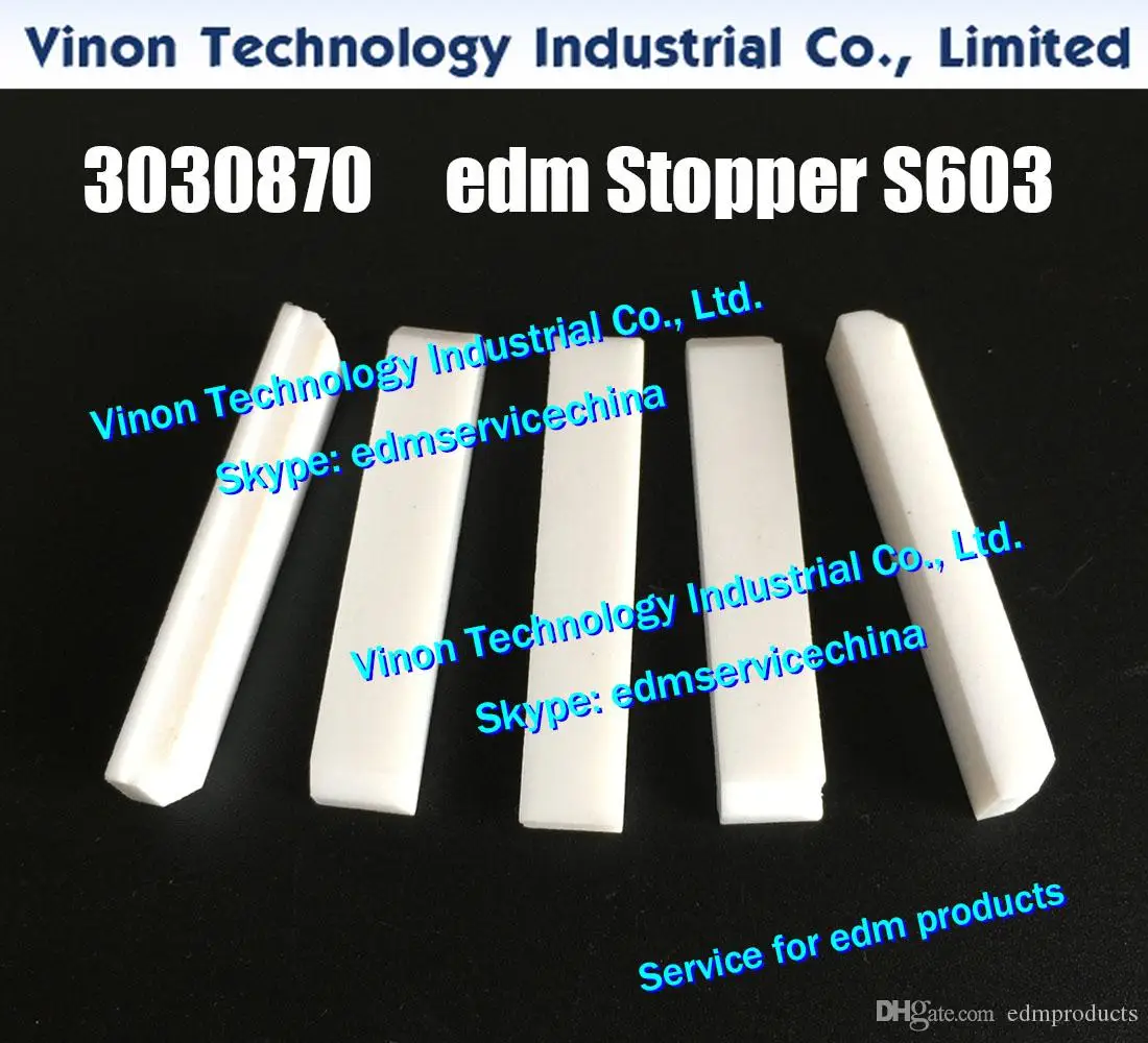 (6pcs/bag) 3030870=435158 edm Stopper S603 6x9.3Hx50mm, 2992297 for Sodic k wire edm machine A500W,350W,A320,AQ325L CW500876A