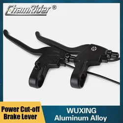 ChamRider-Power Cut-off Brake Lever, Aluminum Alloy Julet, Waterproof Connector for Electric Bicycle, 112pdd WUXING