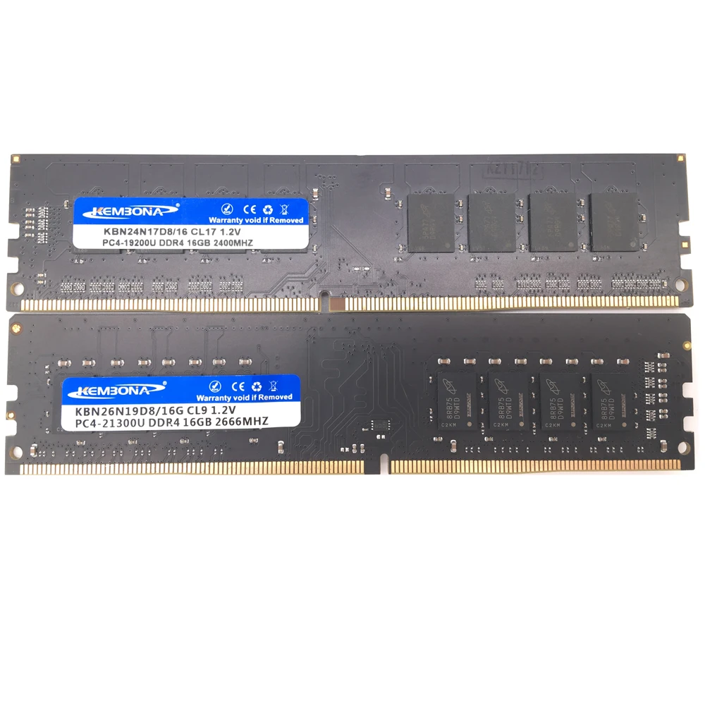 

Настольный комплект KEMBONA DDR4 (2x16 Гб) 2400 МГц 2666 МГц 1,2 в