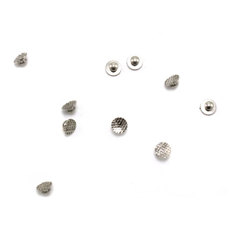 10Pcs/pack Dental Orthodontic Lingual Button For Bondable Round Mesh Base Monoblock Orthodontic Materials