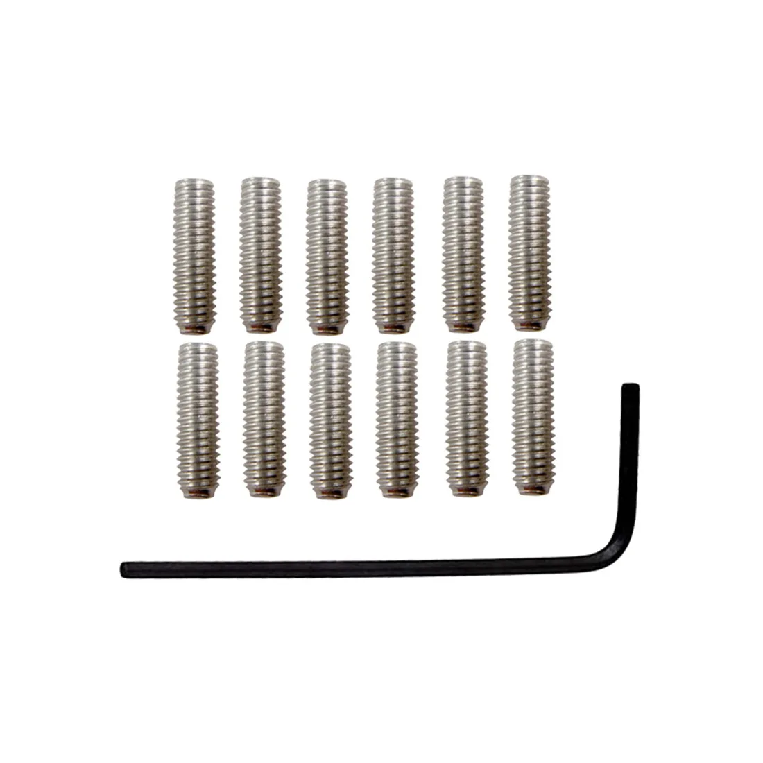 12 pcs M3*10mm Fender Bridge Saddle Screws Electric Bass Guitar Bridge Saddles Hexagon Screws for Tremolo Bridge Dropshipping