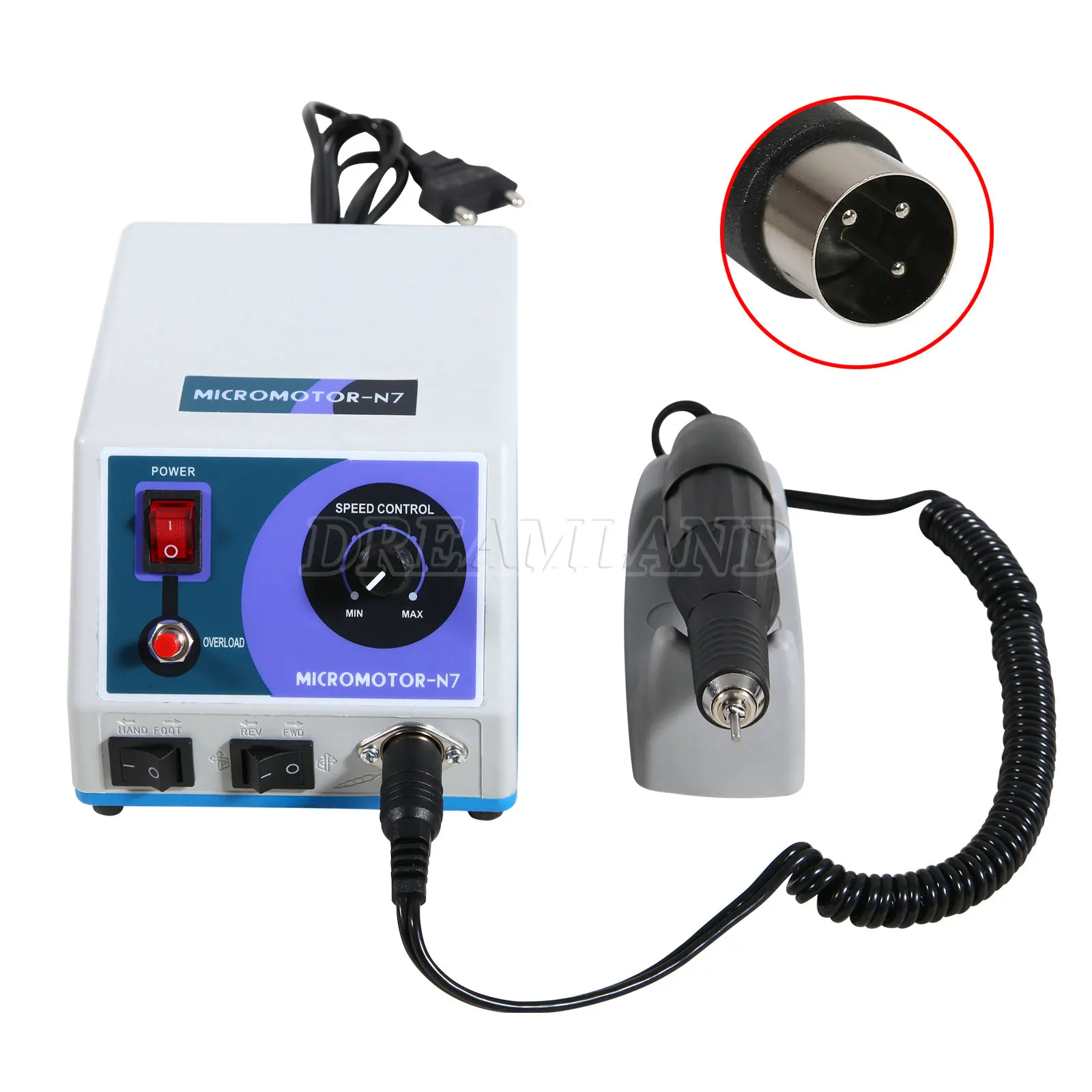 

Dental Lab Marathon 110/220V Polisher N7 Micromotor + 35K/35000 RPM Polishing Handpiece