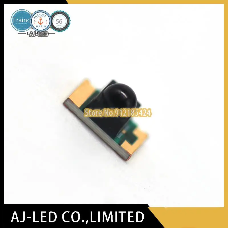 10pcs/lot HIR26-21B/L423/CT infrared emission tube SMD 1206 wavelength 850nm convex head ±20° billion light