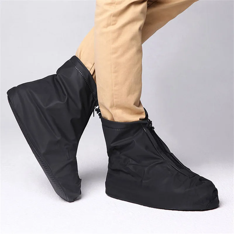 Men Women Shoes raincoat for Rain Flats Ankle Boots Cover PVC Reusable Non-slip Cover for Shoes With Internal Waterproof Layer