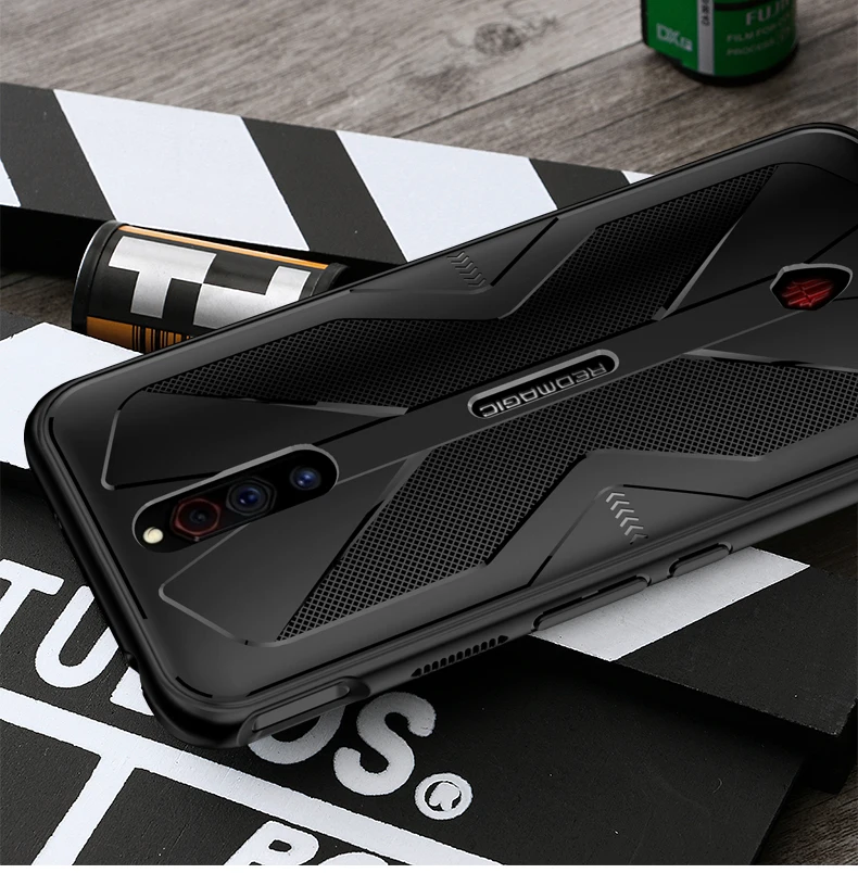 Nubia Red Magic 6R 6 6S 7 Pro Luxury Case Red Magic 5G 5S Soft Silicone Carbon Fiber Phone Protection Back Cover Shockproof Case