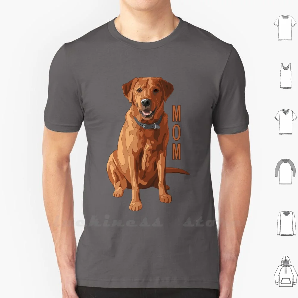 Lab Mom Fox Red Labrador Retriever Dog T Shirt Cotton Men Women Teenage Dogs Labrador Retriever Red Labrador Retriever