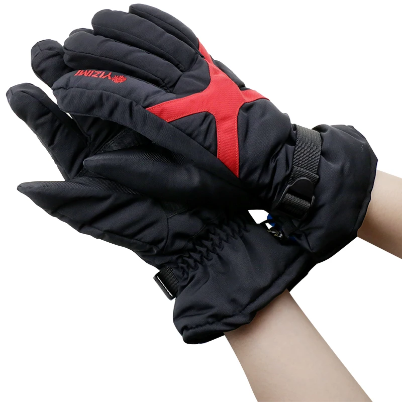 Guantes de esquí impermeables, manoplas térmicas cálidas para snowboard, esquí y patinaje, guantes para correr, guantes de invierno para Skate