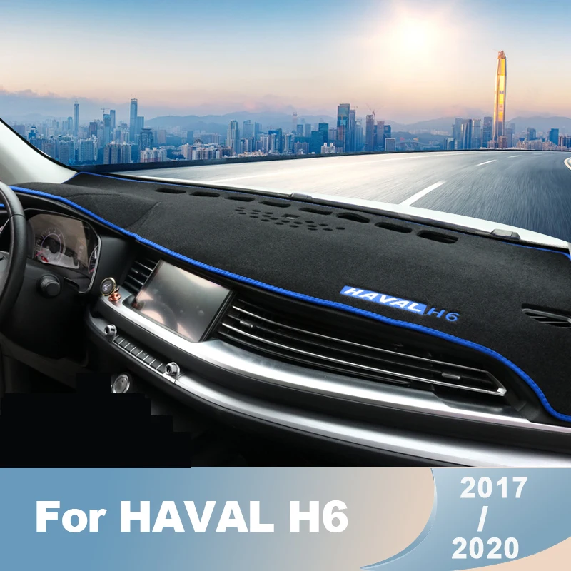 For Haval H6 2017 2018 2019 2020 Car Dashboard Covers Mat Sun Shade Pad Instrument Panel Carpets Anti-UV Interior Accessories