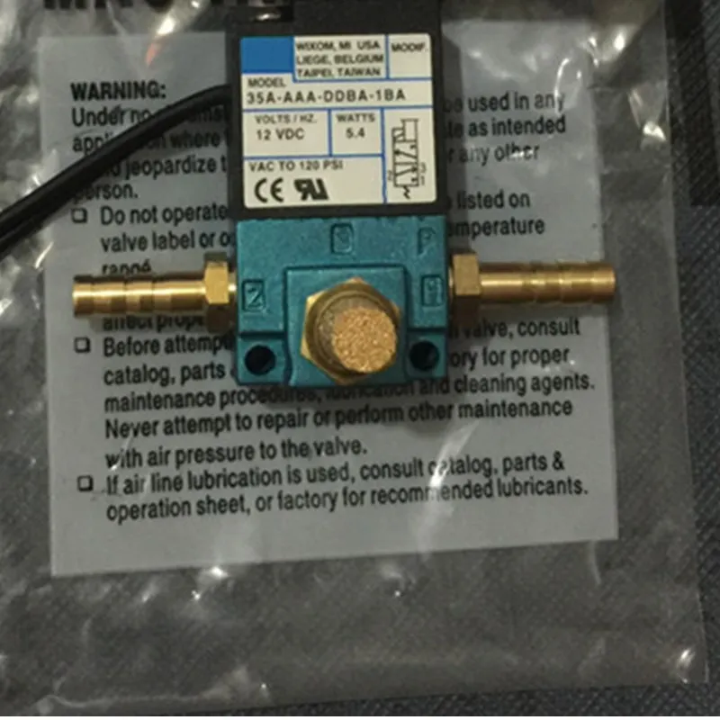 High quality 12v Replacement for MAC 3 Port Electronic Boost Control Solenoid Valve 35A-AAA-DDBA-1BA 5.4W with brass kits
