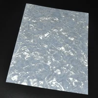 210mm x 297mm tamaño A4 0,50mm hoja de celuloide blanca de diamante semitransparente hoja decorativa para instrumentos musicales golpeador de guitarra DIY