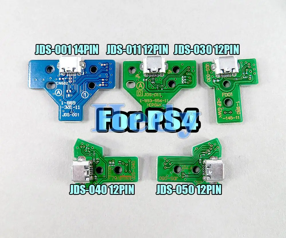 2 sztuk JDS 001 011 030 040 050 do kontrolera Playstation 4 USB płytka ładująca Port dla PS4 JDS030 JDS001 JDS011 JDS040 JDS050