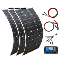 Flexible Solar Panel 100w 300W 18V Solar Energy Generator Power Bank Camping Car Battery Charger System Solar Panel Kit 200w