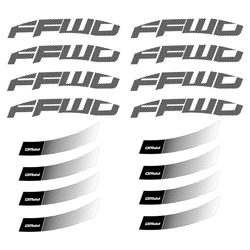 2022 FFWD RYOT 33 Wheel Sticker Road Bike Rim Stickers Bicycle Rim Wheels Stickers for Two Wheel Stickers Bike Accessories