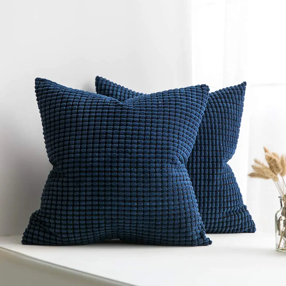 المخملية غطاء الوسادة 45x4 5 سنتيمتر وسائد زخرفية كودري أريكة وسادة غطاء لغرفة المعيشة الديكور Kussenhoes لينة ديكور المنزل