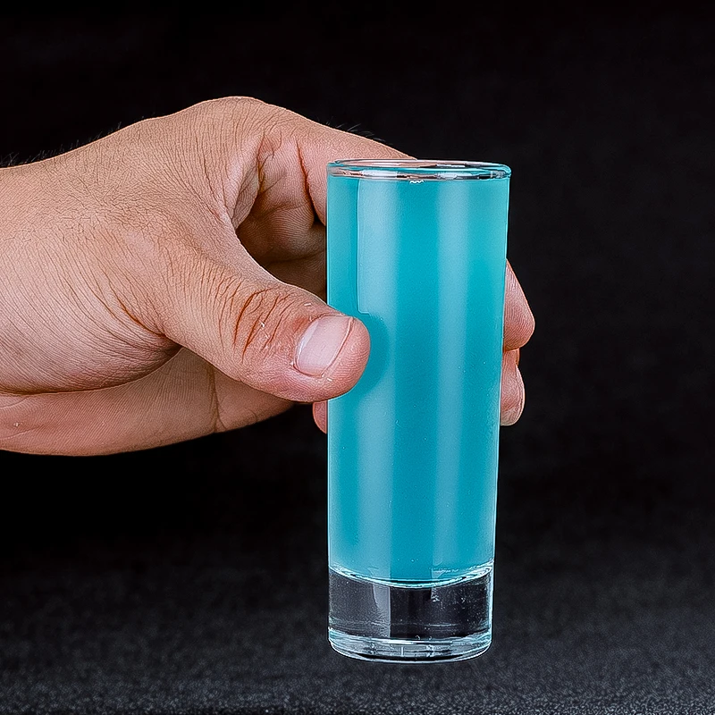 طلقات باردة 6 قطع ، زجاج النار ، كاسات صغيرة ويسكي ، فناجين زجاج صغيرة للسكر ، نظارات جانبية مزدوجة ، أكواب تيكيلا #3