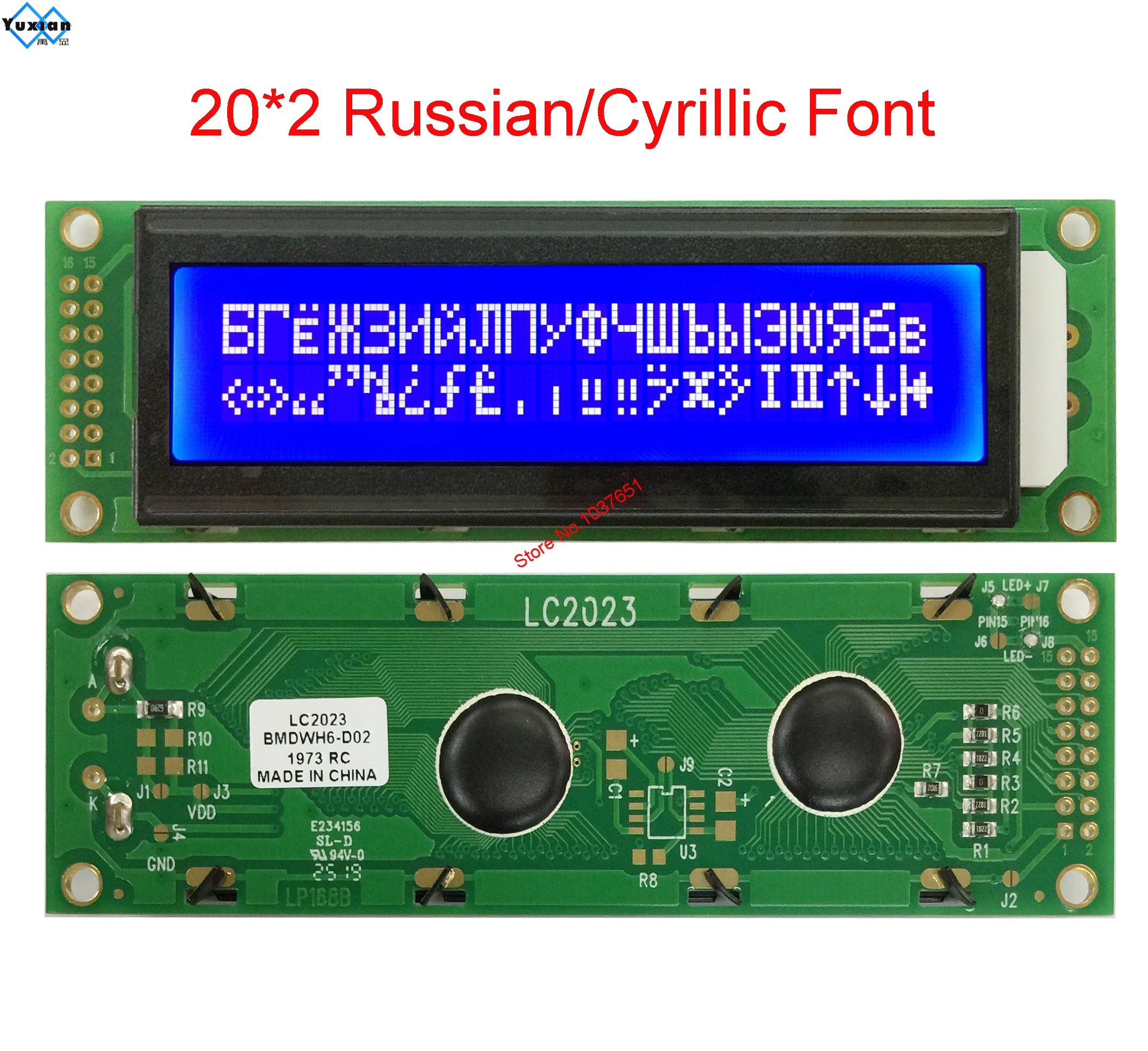 20x2 2002 rosyjski moduł wyświetlacza LCD czcionki cyrylicy