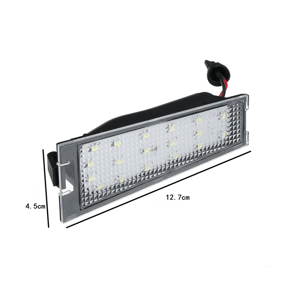 2 uds para Cadillac CTS 2008 2009 2010 lámpara de placa de matrícula de luz LED blanca de alto brillo