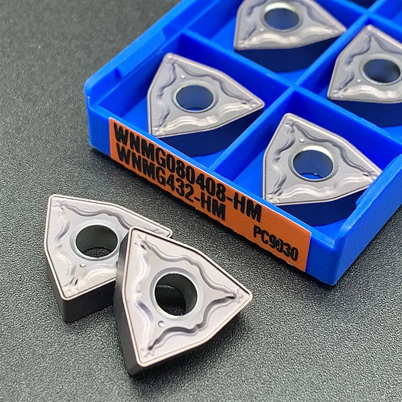 WNMG080404 WNMG080408 HM PC9030 NC3030 utensili da taglio in alluminio utensili da taglio per macchine CNC rame e alluminio WNMG 080404 080408