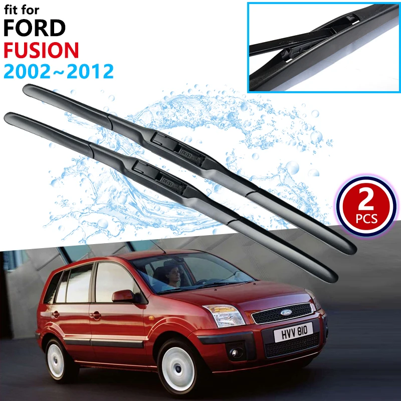 Car Wiper Blades for Ford Fusion 2002~2012 Europe Model 2003 2006 2011 Front Window Windscreen Windshield Wipers Car Accessories