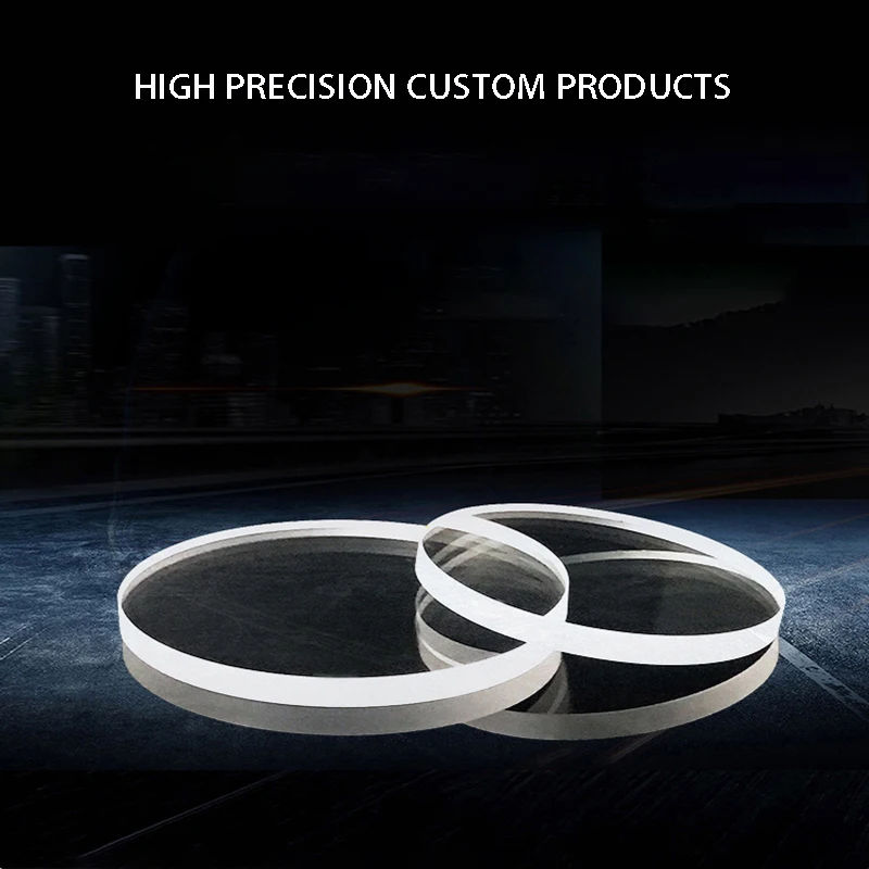 Diameter 12 * 2mm Quartz Glass round Plate Spot 10Pcs High Transparent Coated Optical Glass Cover optical glass
