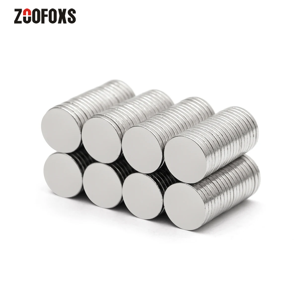 

ZOOFOXS 8x1 8x1.5 8x2 8x3 8x4 8x5 8x6 8x8 8x10mm Mini Neodymium Magnet Sheets Powerful Small Round Fridge Magnets for Wall Decor