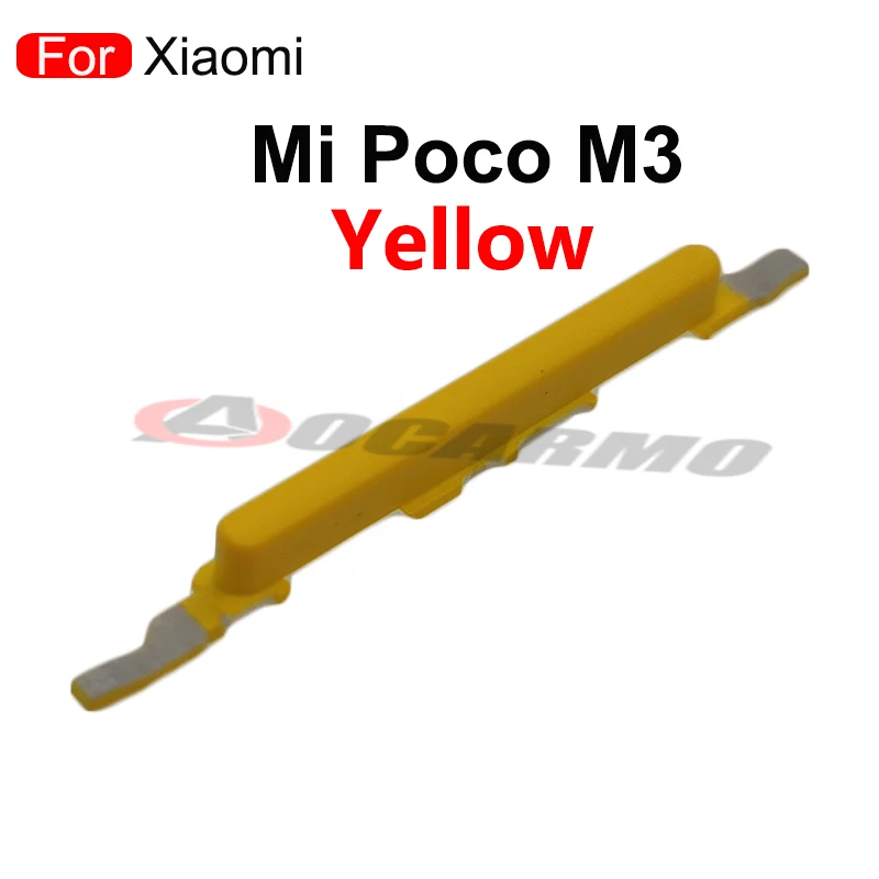 Voor Xiaomi Poco M3 / X3 Pro Volume Up Down Power On Off Side Key Button Reparatie Vervangende Onderdelen