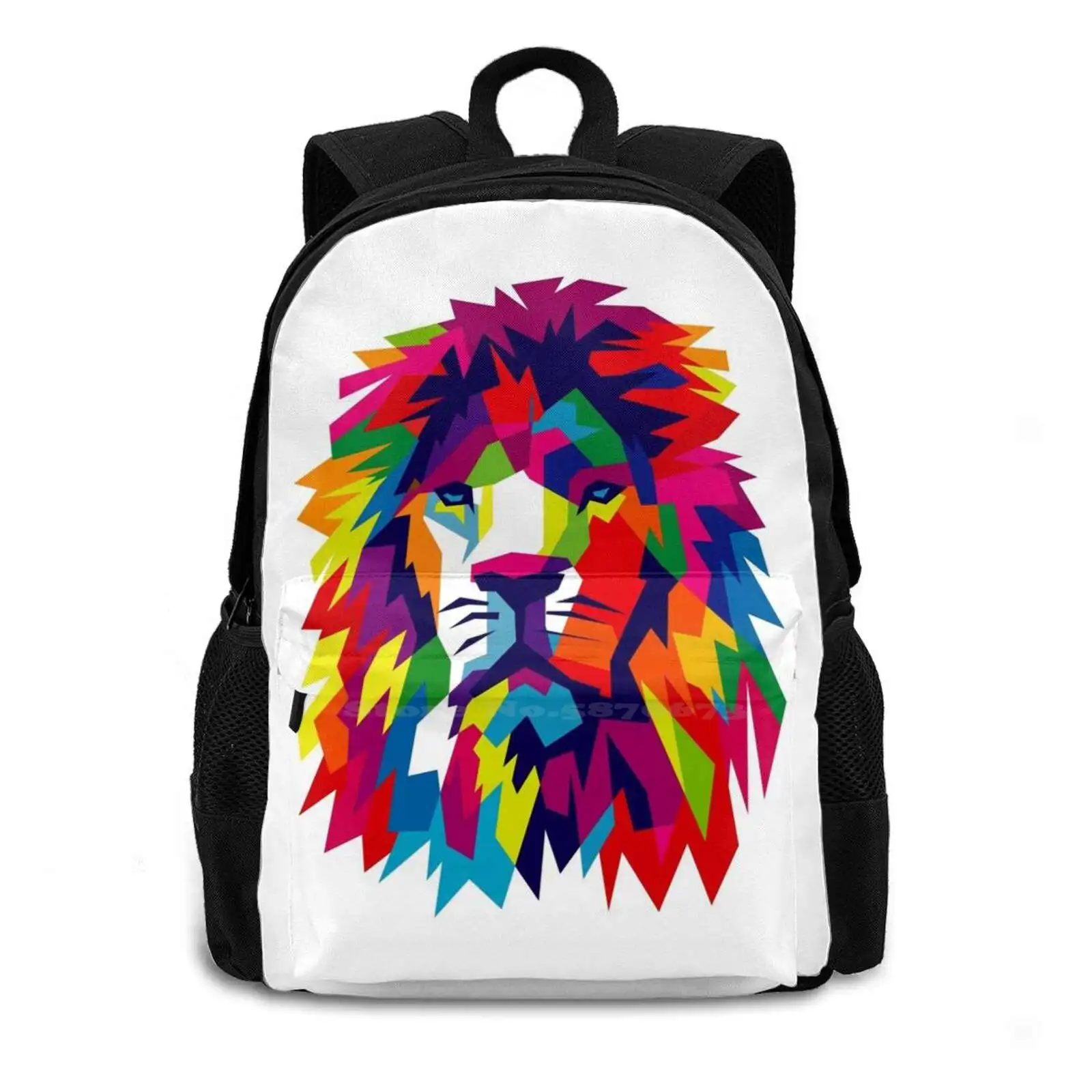 Regenbogen L ? We Teen College Student Backpack Laptop Travel Bags Get Tags L ? We Tier Geschenkidee Safari Afrika Wildnis