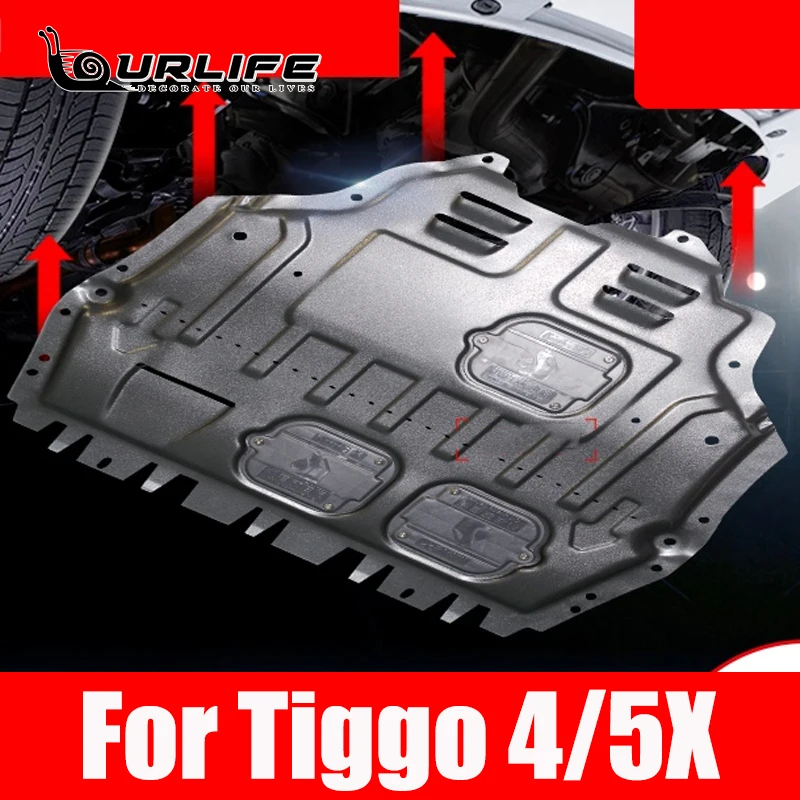 For tiggo 4 5X 2017 2018 2019 2020 2021 Engine Chassis Guard Cover Protector Manganese Steel Plastic Accessories