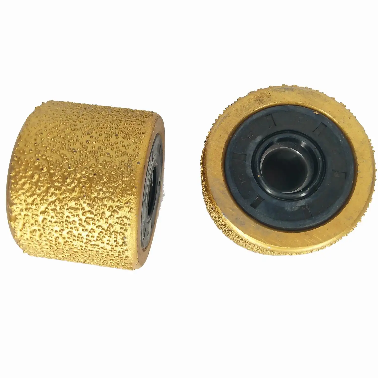 Diamond Stone Tools Vacuum Brazed Bush Hammer Wheel For Exterior Tiles And Floor Stone  Marble Sandblasted surface