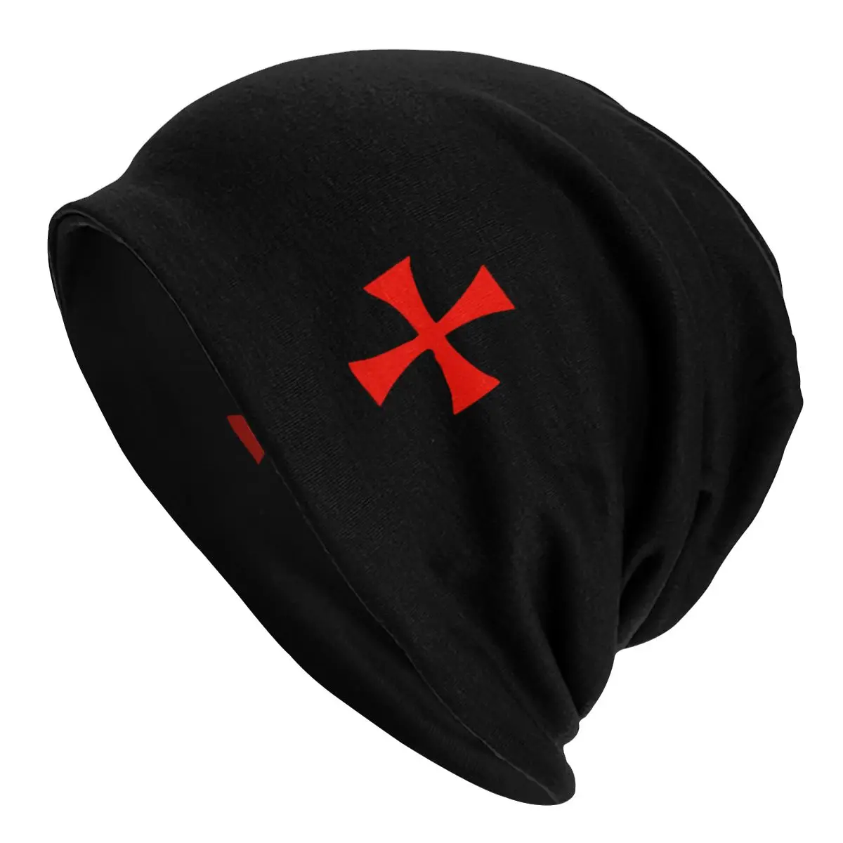 Knights Templar Cross Bonnet Hats Vintage Winter Skullies Beanies Hat for Men Women Knit Hat Warm Multifunction Unisex Cap