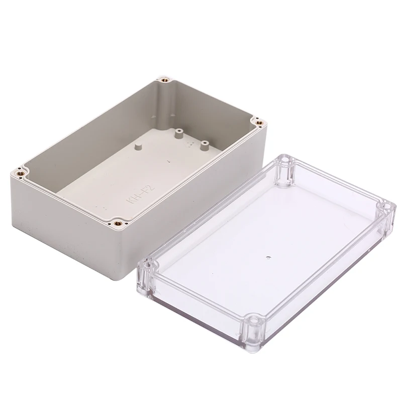 Imagem -02 - Abs Caixa de Plástico à Prova Impermeável Água Case Eletrônico Projeto Personalizado Instrumento Eletrônico Caixa Gabinete 158*90*60 mm